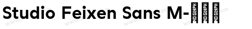 Studio Feixen Sans M字体转换